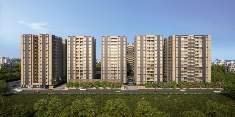 Ongoing Project Flat Apartment in Indraprasth Saptak Naranpura Ahmedabad